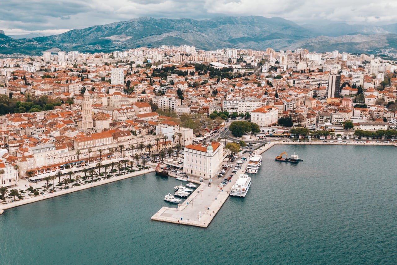 Split waterfront and Diocletian Palace