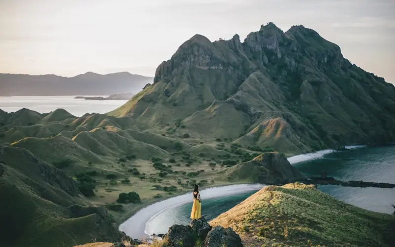 Indonesia tropical coastline