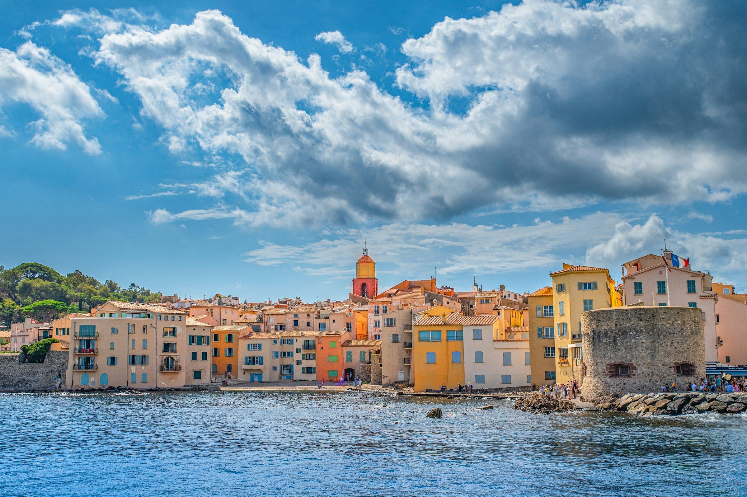Saint-Tropez harbour architecture